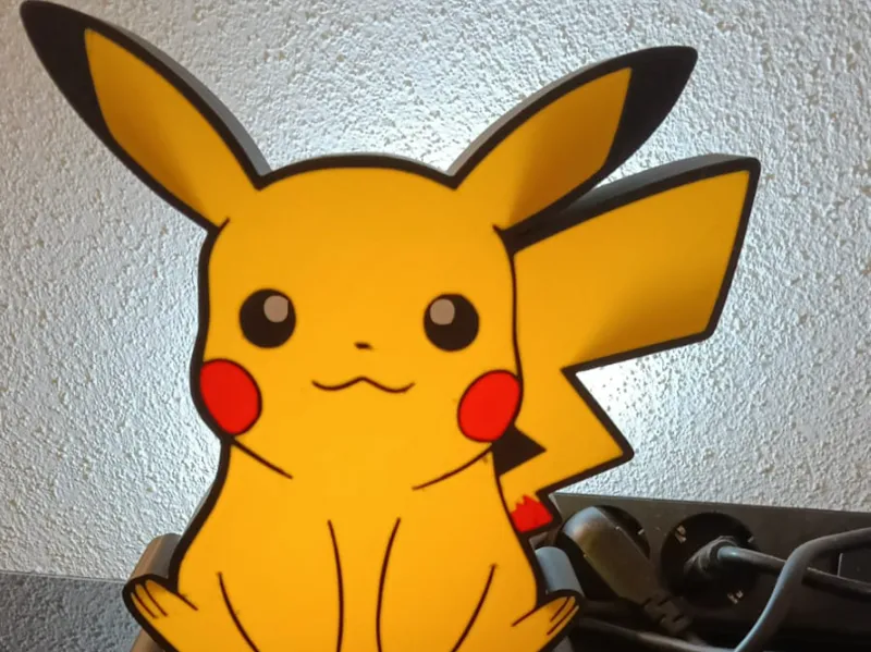Luminária pikachu