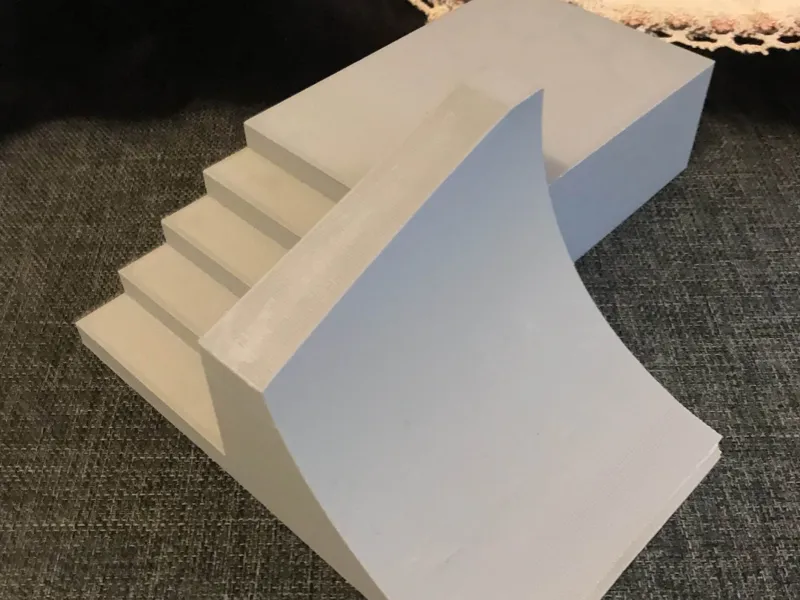fingerboard stairset and quarterpipe
