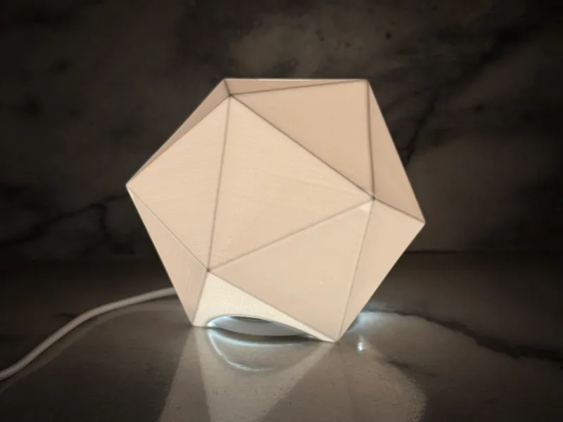 Crystal Cube Lamp