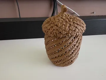 Accesorio de iluminación decorativa: Autumn Acorn Lantern – LED Tealight Holder — vista de referencia 4