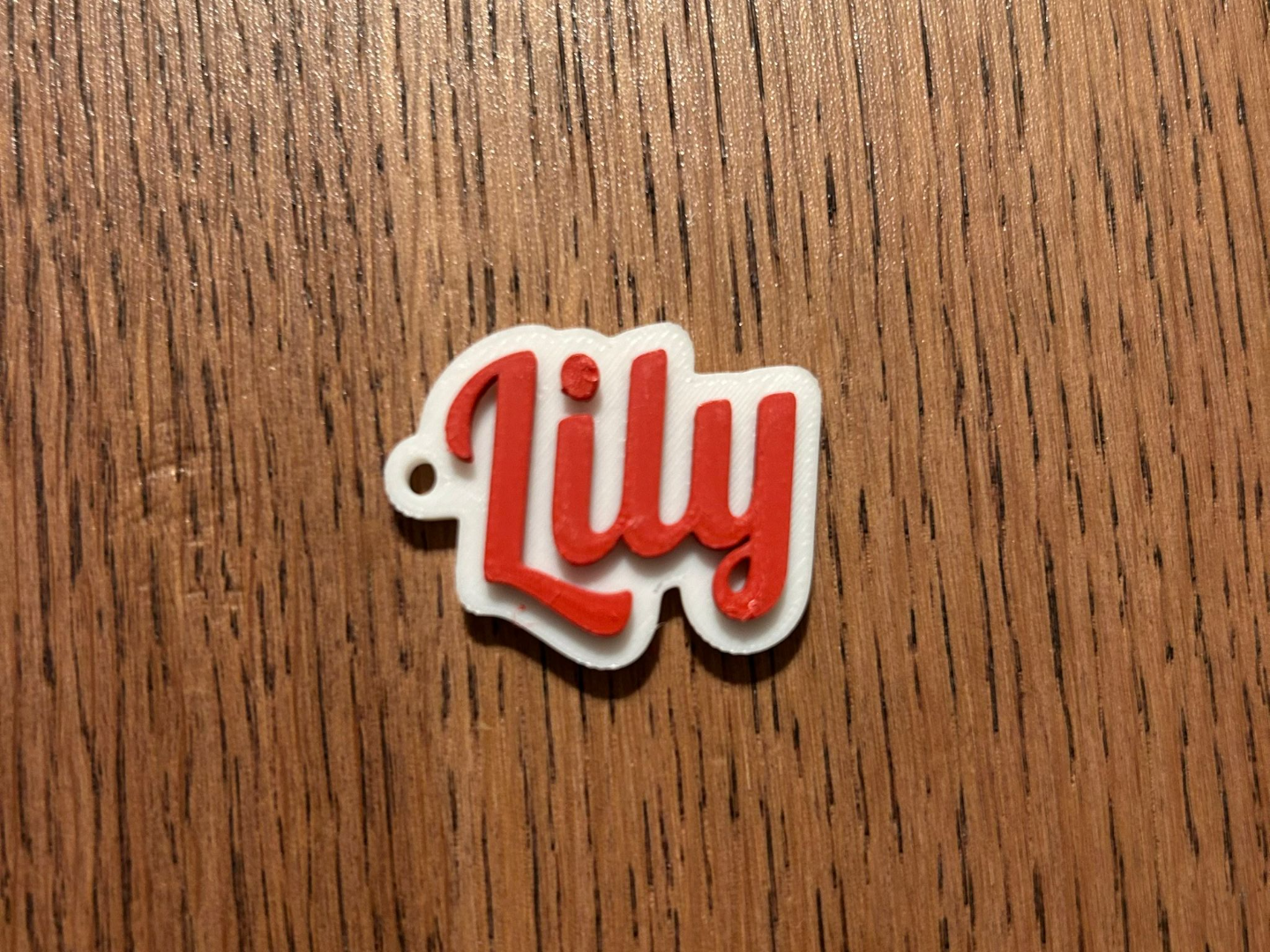 Lily name keychain