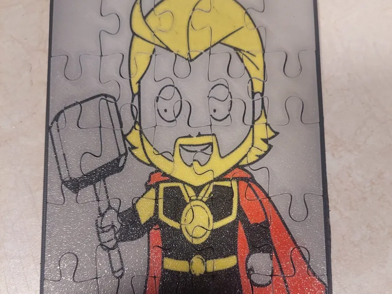 Kids Puzzle Superhero Thor