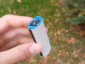 Finger sander (nail clipper holder)