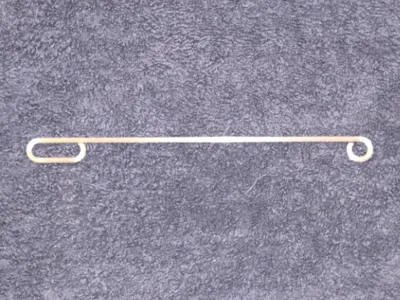 Long hook for shower curtain