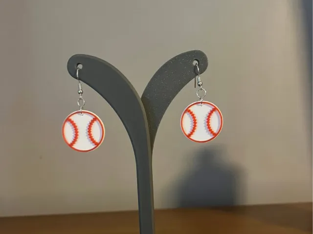 Baseball Earrings