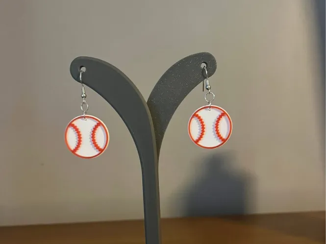 Baseball Earrings