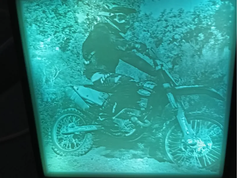 Luminaria litofania motocross