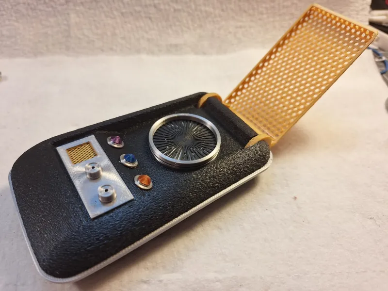 Star Trek TOS Communicator w/Fuzzy Skin 
