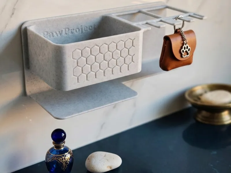 Toothbrush and Toothpaste Organizer