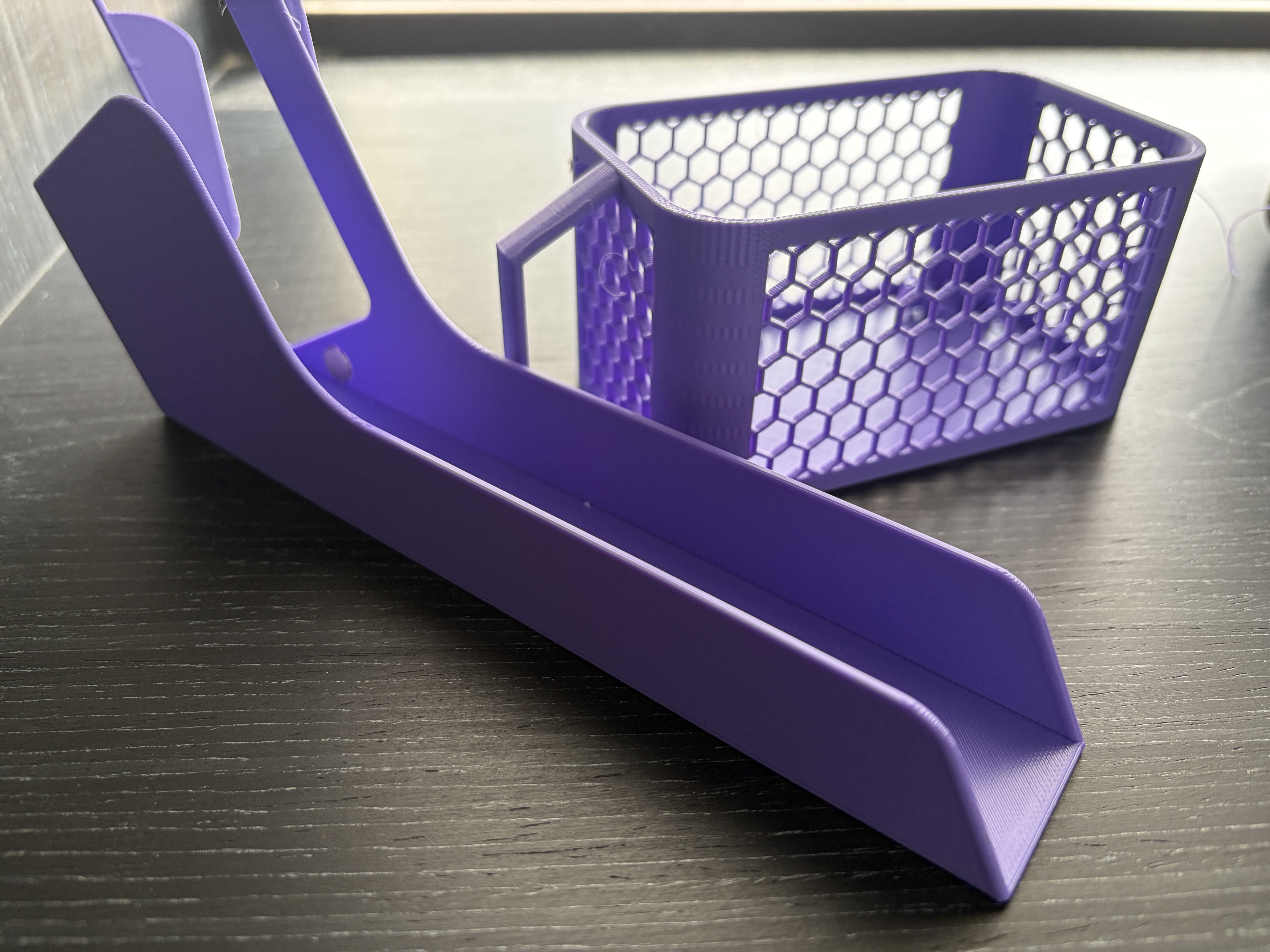 Miniatura 1 do modelo 3D X2D专用竹屎盒-废料滑梯-（磁吸版，分体设计)