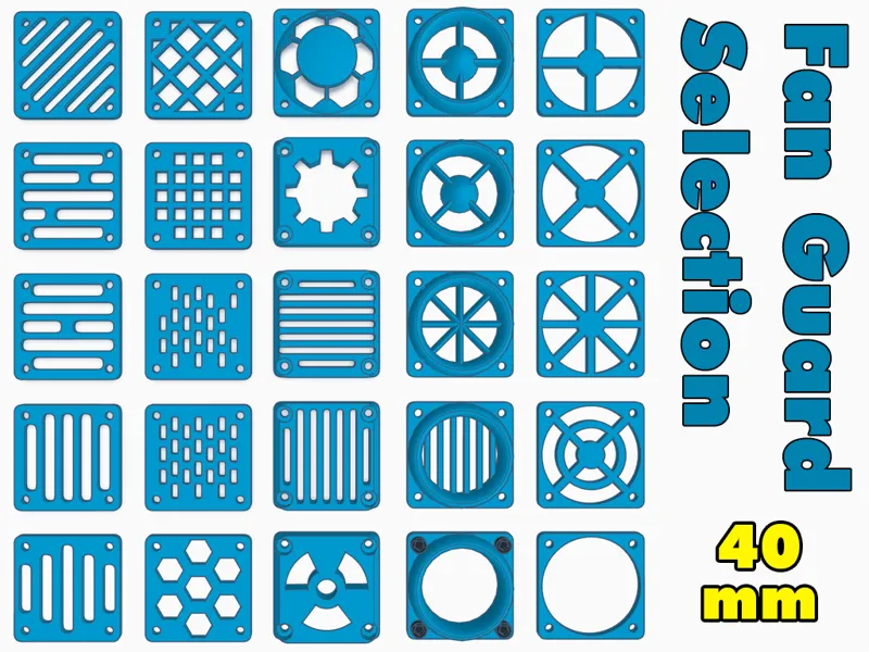 40mm Fan Guard Selection
