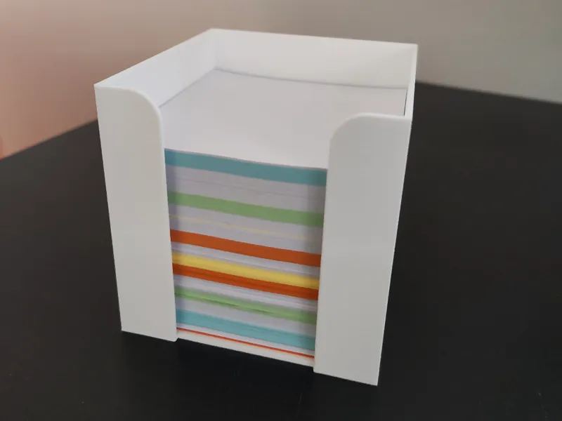 Memo Cube Holder / Notepad Block Holder