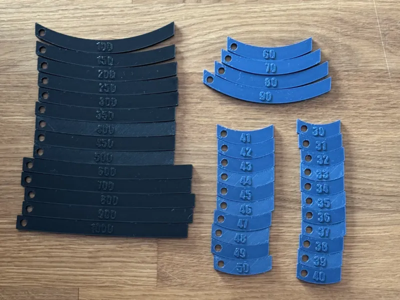 Radius Gauge Set 30–1000mm