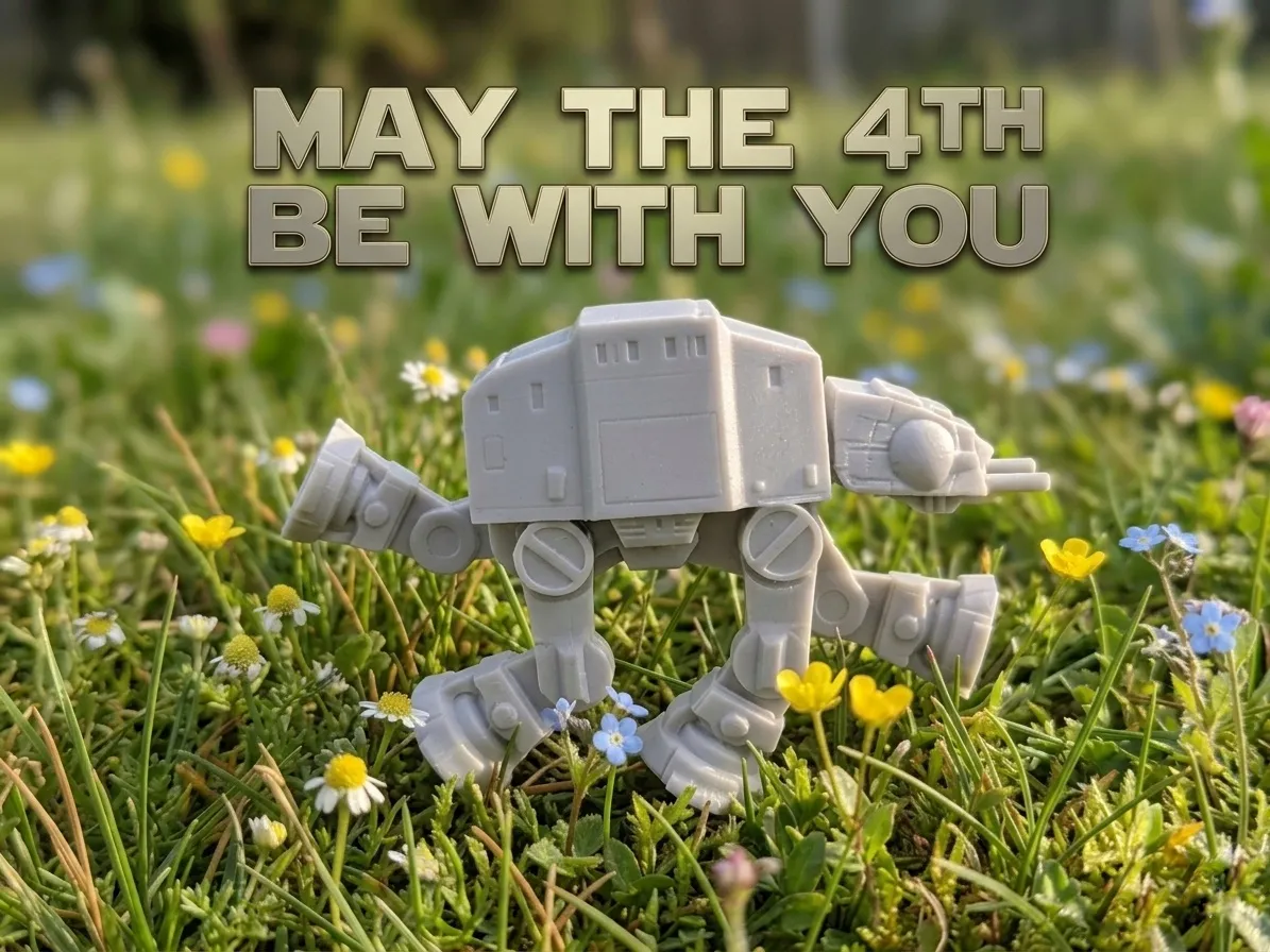 Tiny AT-AT Walker – Cute Pocket Robot (Easy Print) view 3