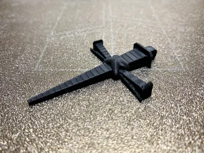 Nail Cross Charm