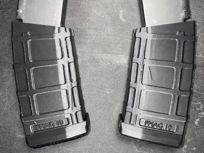 TM-22 PMAG-style Mag Cover for factory metal mag