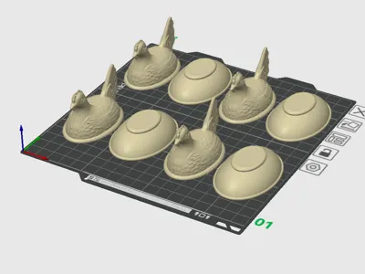 A1 Mini 4 chickens