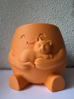 Fuzzy Version Painted - Clean Face & Cat 