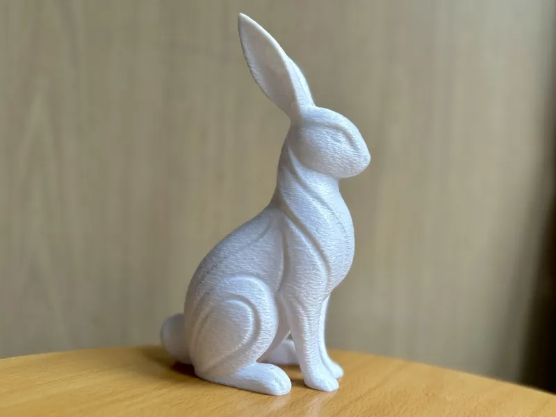 Snowbunny – Sleek Elegant Rabbit Sculpture
