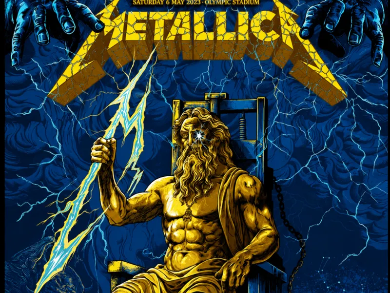Metallica Athens 2026 Concert Art 