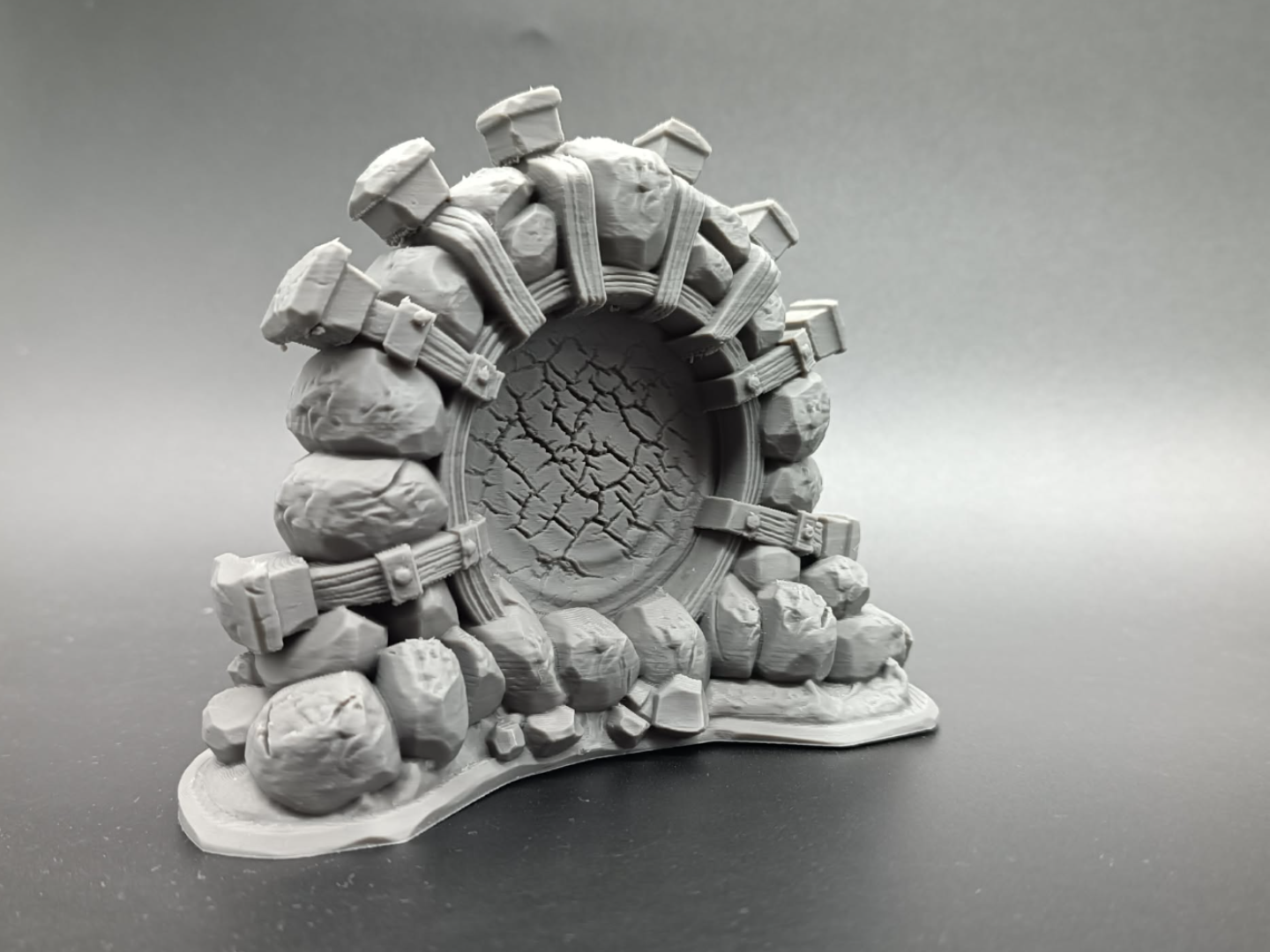 Ancient Ruined Portal – Fantasy DnD  TTRPG Terrain