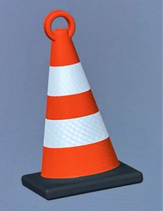 Classic Traffic Cone Ornament
