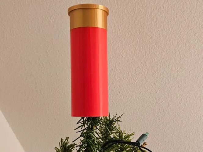 shotgun shell Christmas tree topper by Golden 3D MakerWorld: Download ...