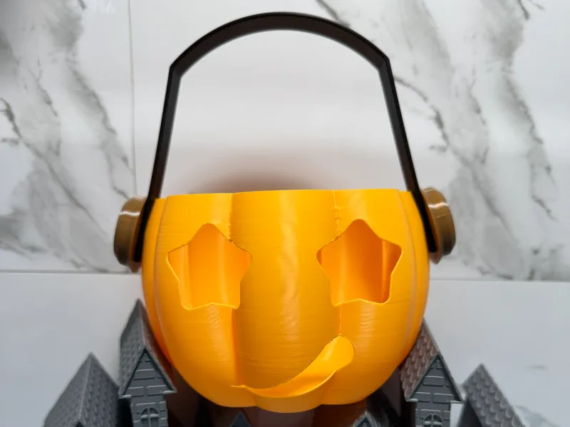 萬聖節南瓜糖果提籃Pumpkin Candy Basket 