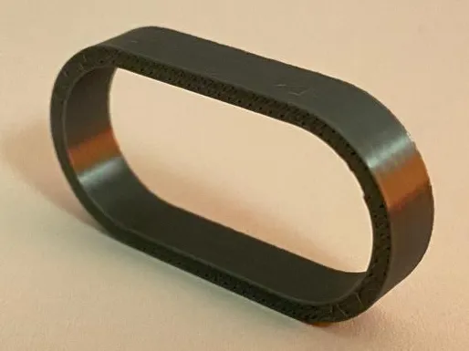 Flat oval tube - 38 x 20 x 2