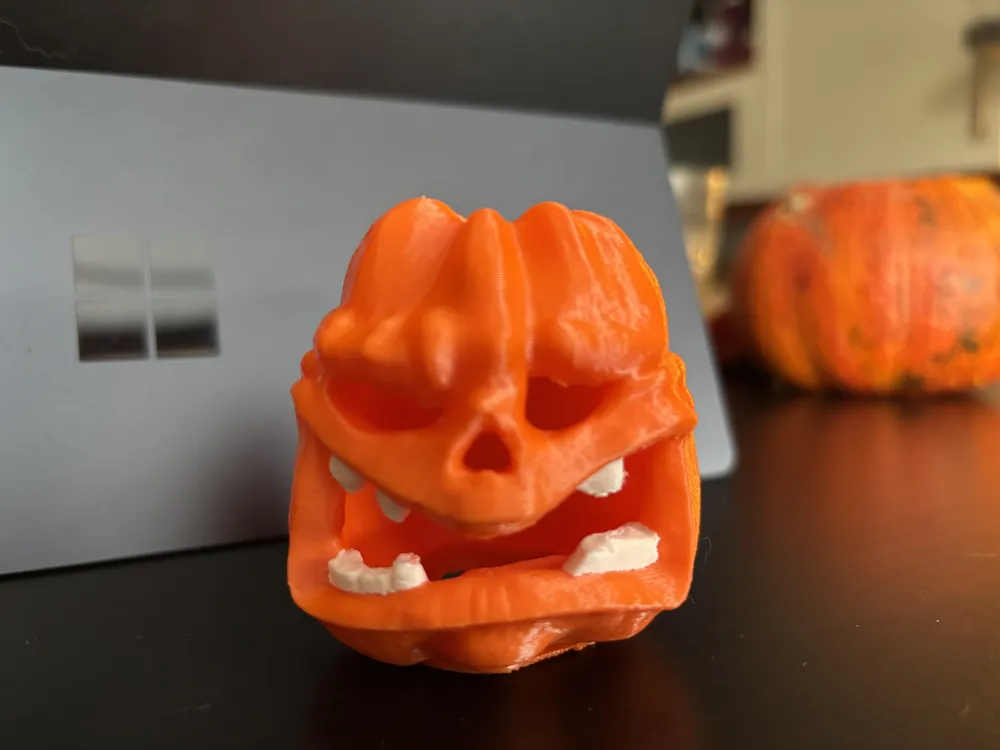 PumpkinGlow - Halloween Pumpkin Tealight - Free 3D Print Model - MakerWorld