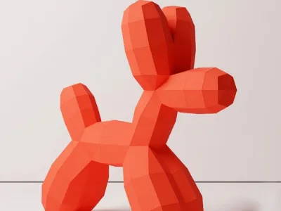 Low Poly Dog