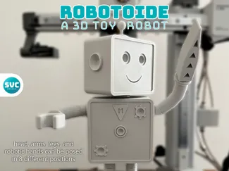 Robotoide - A 3D toy robot 
