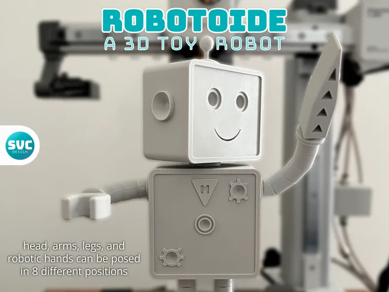 Robotoide - A 3D toy robot 