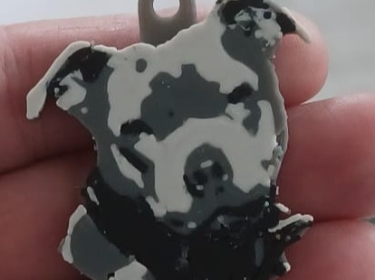 American Stafford keychain