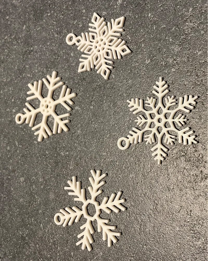 Flocon de neige à suspendre