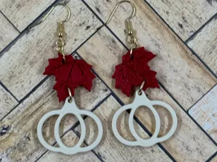 Refined Pumpkin Earrings