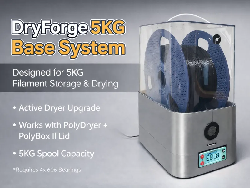 DryForge 5KG Base | PolyBox EII + PolyDryer