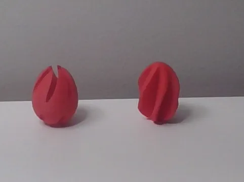 Super quick print easter egg passthrough fidget!