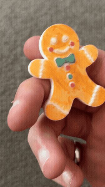 Gingerbread Man Fidget Toy