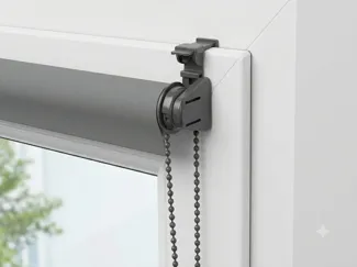Roller window blind mounting clips