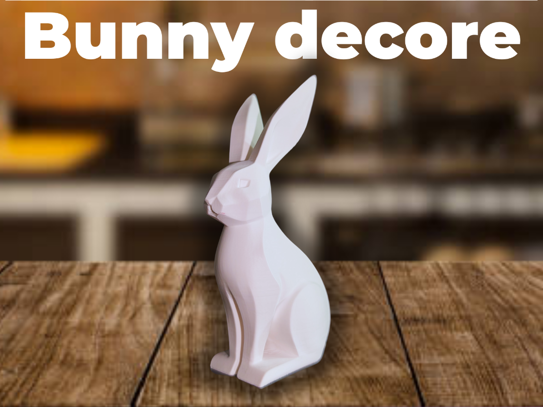 Modern Easter Bunny Decor