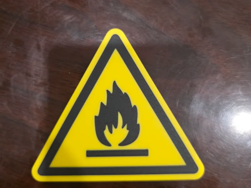 Feuergefährliche Stoffe W021 DIN EN ISO 7010