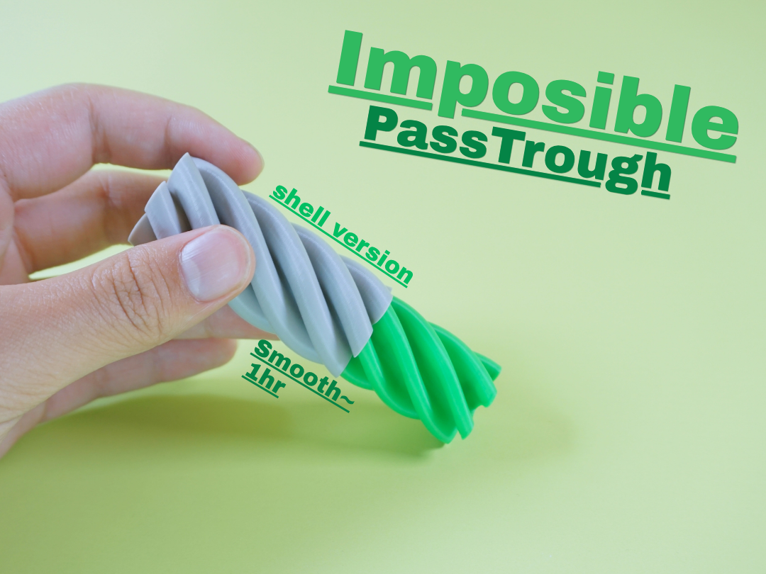 Impossible shell PassTrough fidget