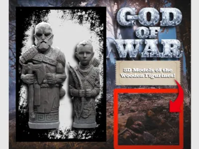 God Of War - Kratos and Atreus Figurines