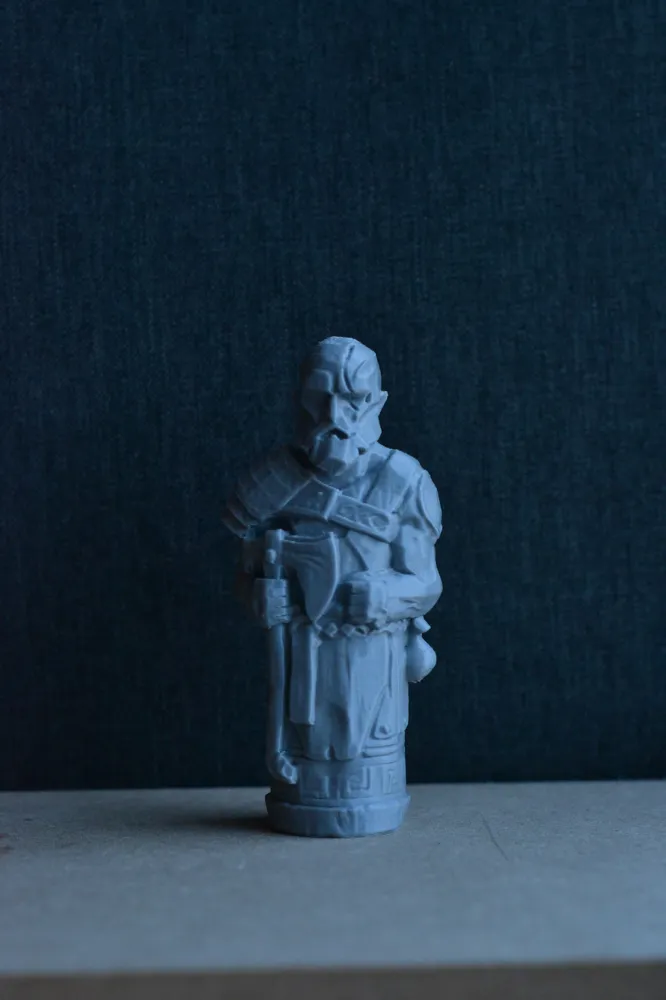 God Of War - Kratos and Atreus Figurines - Free 3D Print Model - MakerWorld