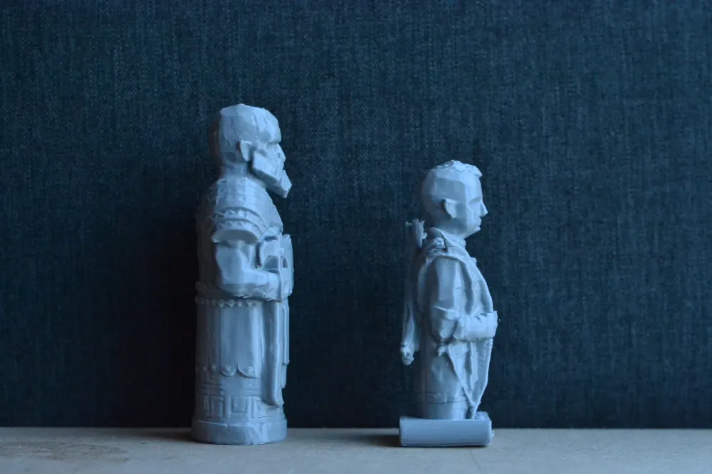 God Of War - Kratos and Atreus Figurines - Free 3D Print Model - MakerWorld