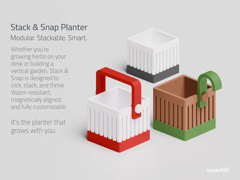 Stack & Snap Planter