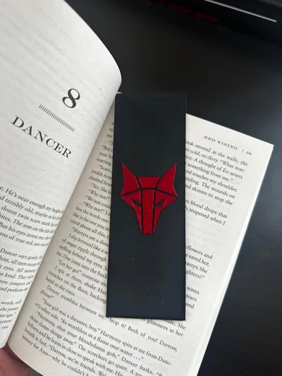 Red Rising Howlers Bookmark - Free 3D Print Model - MakerWorld