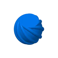 Chaudron tressé — vase spirale — photo 4