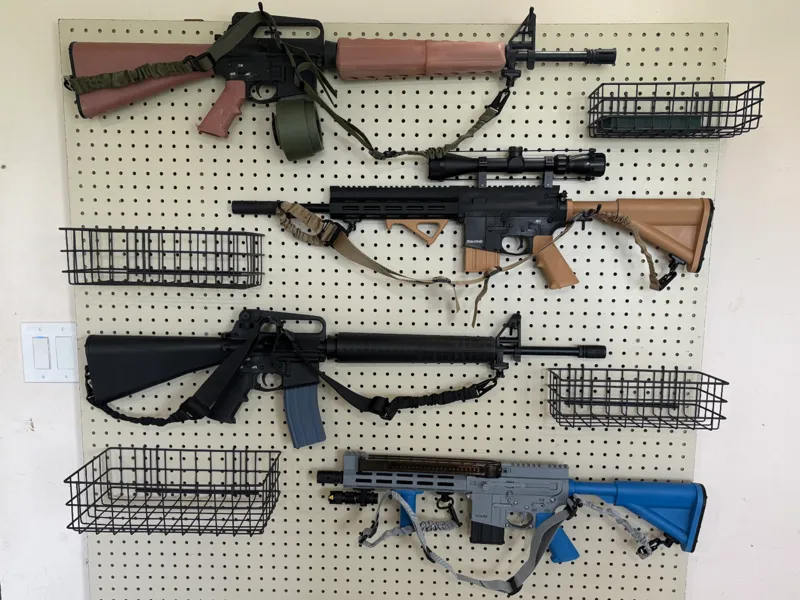 Articulated replica M16, AR15, AR57